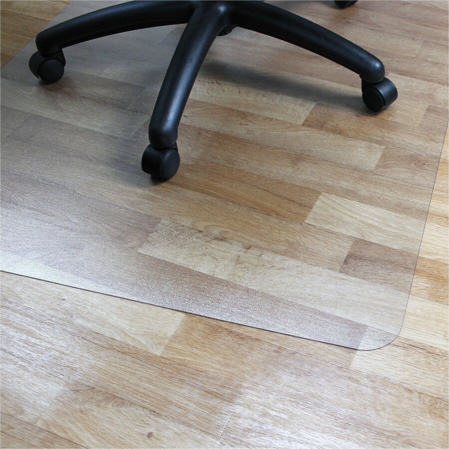 Floortex Phthalate-Free Vinyl Rectangular Chair Mat for Hard Floor - 45" x 53" - Hard Floor, Home, Office, Chair
