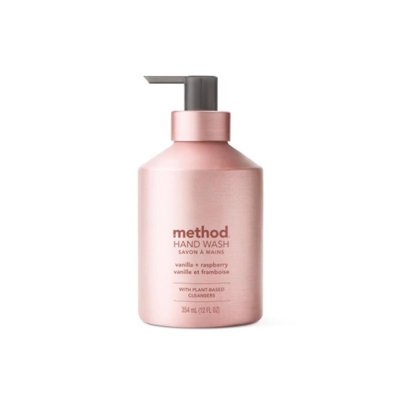 Method Vanilla & Raspberry Scent Gel Hand Wash 12 oz