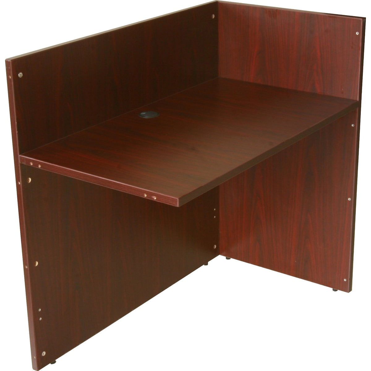 Boss Reception Return - Rectangle Top - 42" Table Top Width x 24" Table Top Depth - 29" Height x 42" Width x 24" Depth -