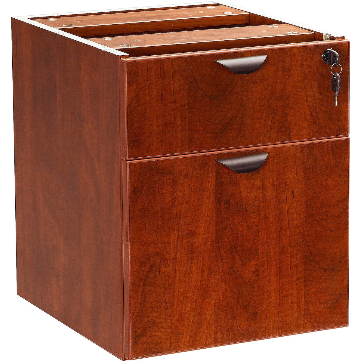 Boss ¾ Hanging Pedestal - 16" Width x 16" Depth x 19" Height - Wood - Cherry - 1 Each