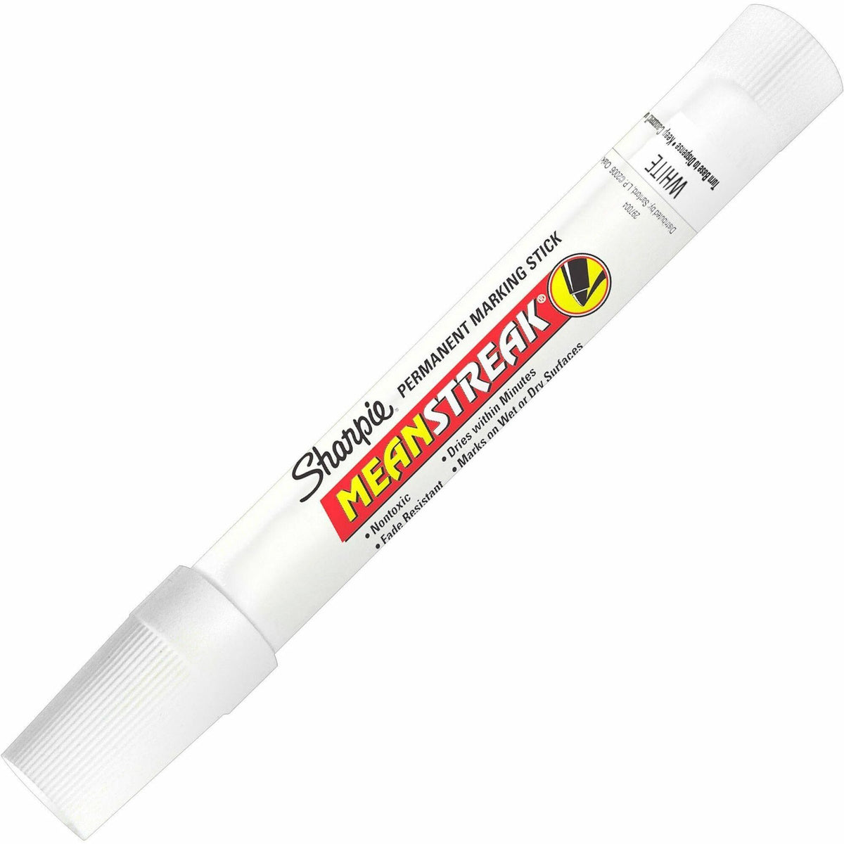 Sharpie Mean Streak Permanent Marking Stick - White Ink - 1 Each