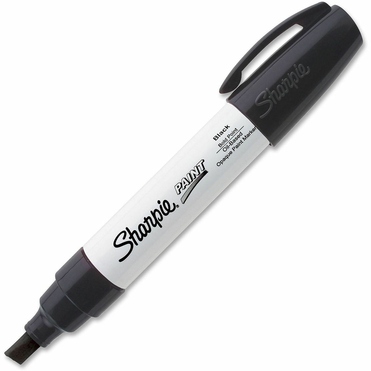 Sharpie Oil-Based Paint Marker - Bold Point - Black Ink - Oil Based - 1 Each