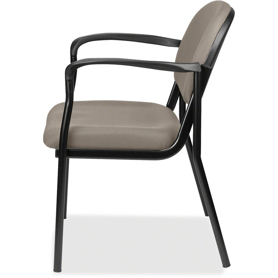 Eurotech Dakota Guest Chair With Arms - Fossil Seat Color - Fabric Seat Material - Fossil Back Color - Fabric Back Mater