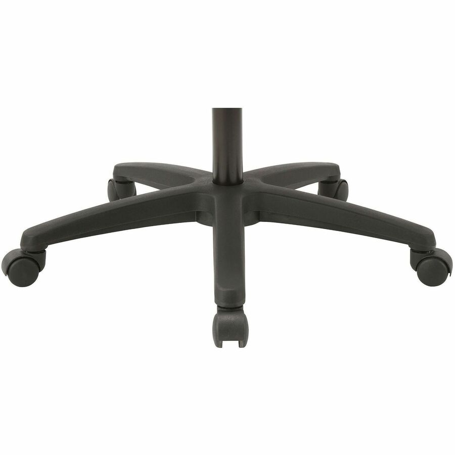 Lorell Executive Upholstered Mid-Back Chair - Black Seat Color - Fabric Seat Material - Black Back Color - Fabric Back M