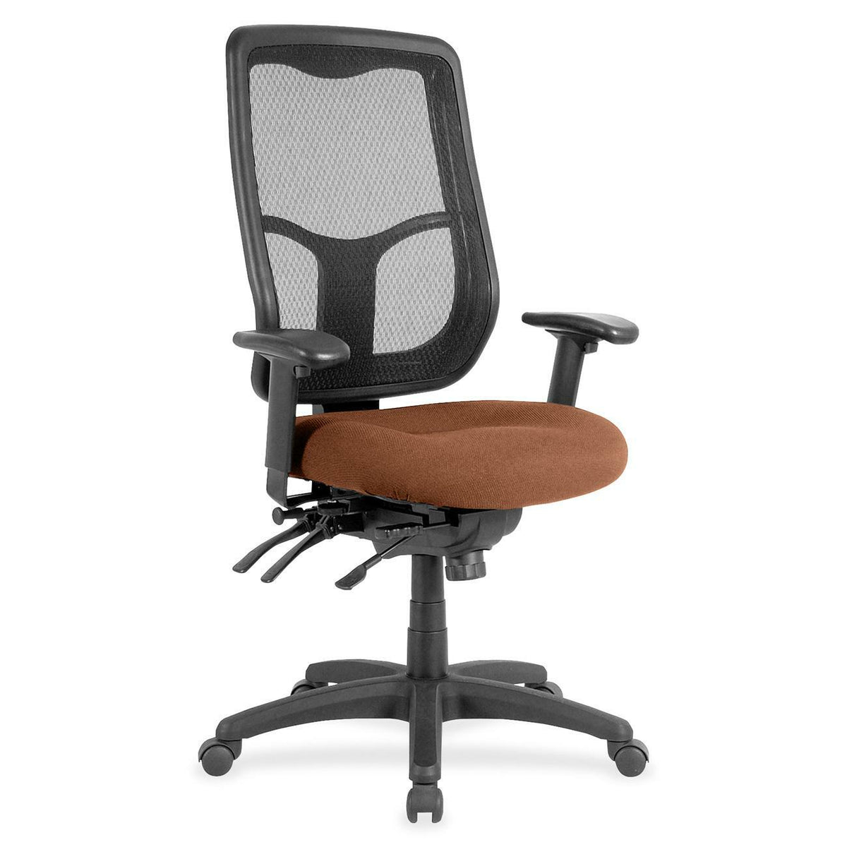 Eurotech Apollo MFHB9SL Executive Chair - Nutmeg Seat Color - Fabric Seat Material - 5-star Base - Canyon Nutmeg - 1 Eac