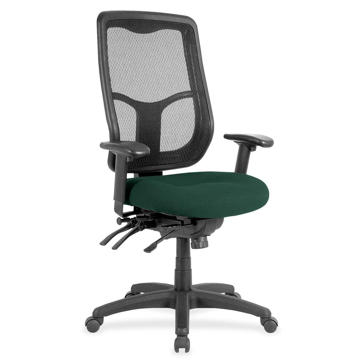 Eurotech Apollo MFHB9SL Executive Chair - Forest Seat Color - Fabric Seat Material - 5-star Base - Insight Forest - 1 Ea