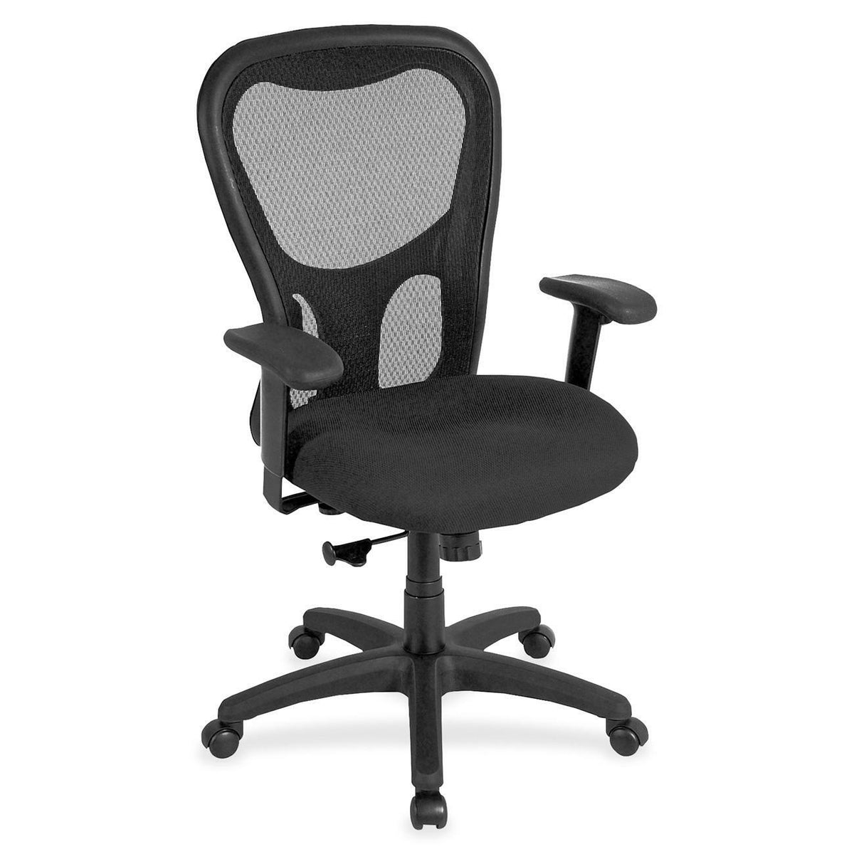 Eurotech Apollo MM9500 Highback Executive Chair - Tuxedo Seat Color - Fabric Seat Material - 5-star Base - Expo Tuxedo -
