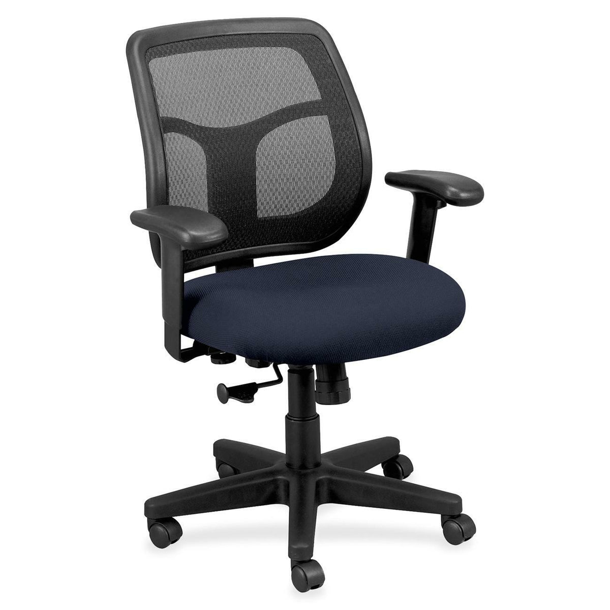 Eurotech Apollo Task Chair - Periwinkle Seat Color - Fabric Seat Material - 5-star Base - Insight Periwinkle Blue - 1 Ea