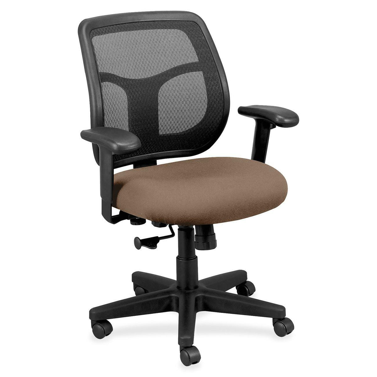 Eurotech Apollo MT9400 Mesh Task Chair - Malted Seat Color - Fabric Seat Material - 5-star Base - Fuse Malted - 1 Each