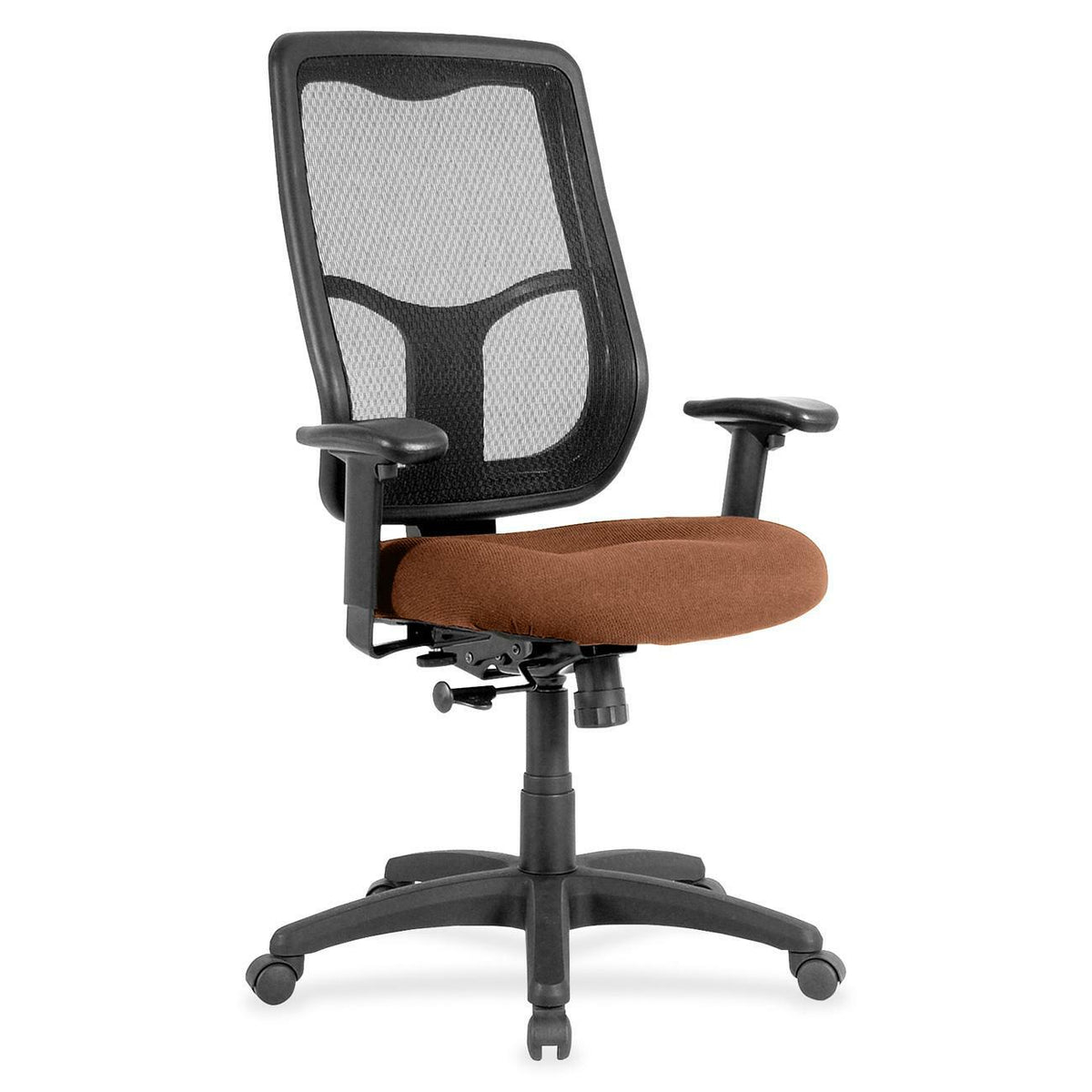 Eurotech Apollo MTHB94 Executive Chair - Nutmeg Seat Color - Fabric Seat Material - 5-star Base - Canyon Nutmeg - 1 Each