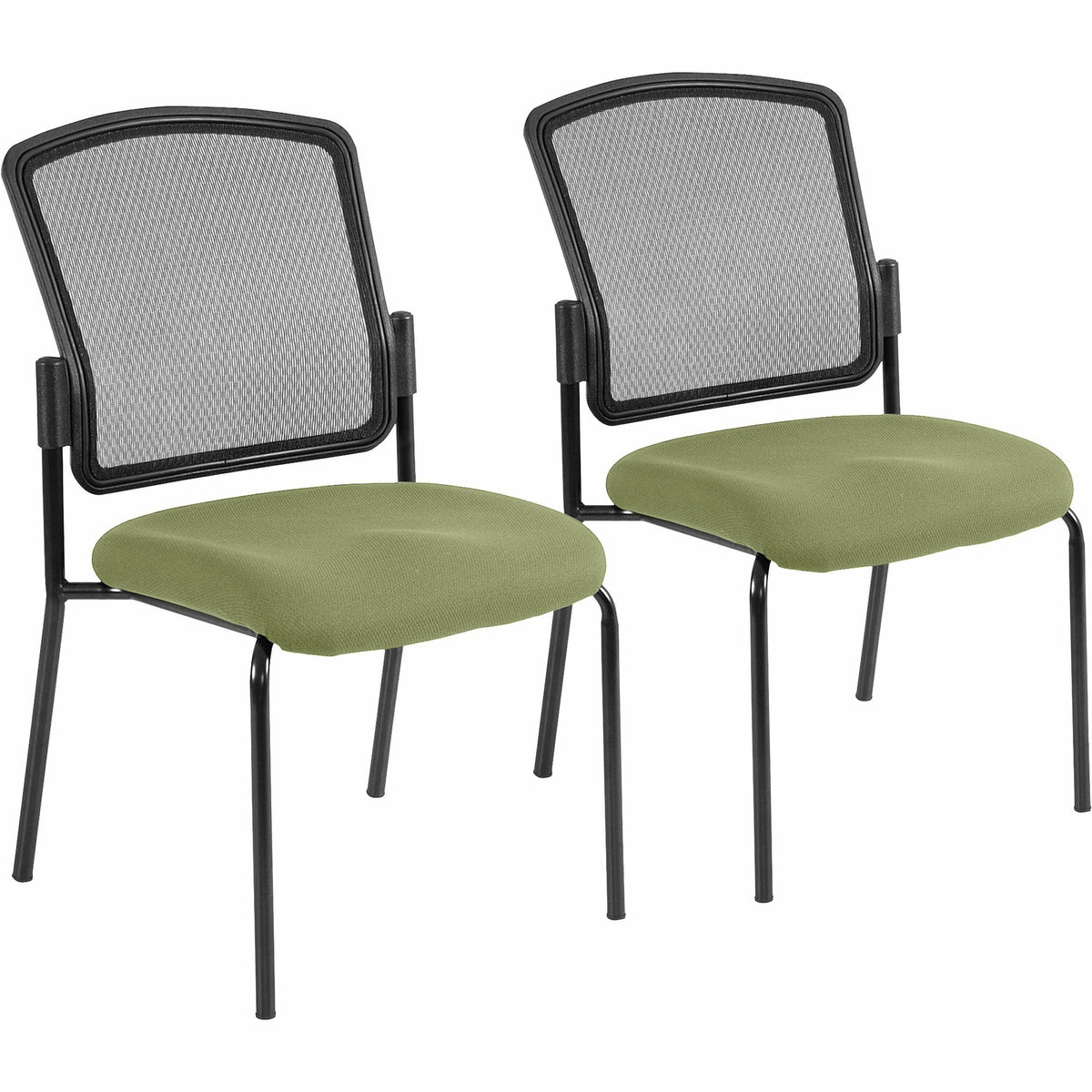 Eurotech Dakota 2 7014 Guest Chair - Cress Seat Color - Fabric Seat Material - Steel Frame Material - Four-legged Base -