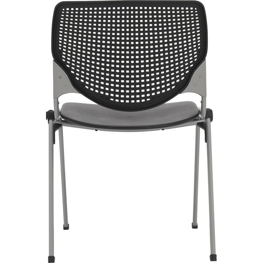KFI Barstool with Polypropylene Seat and Back - Black Seat Color - Polypropylene Seat Material - Black Back Color - 1 Ea