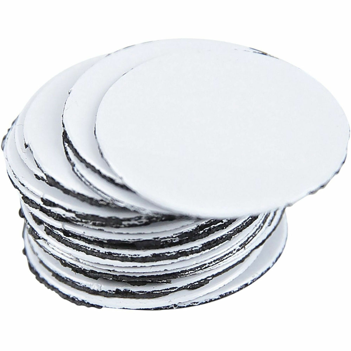 MasterVision Magnetic Color Coding Dots - 3/4" Diameter - Round - White - Vinyl - 20 / Pack
