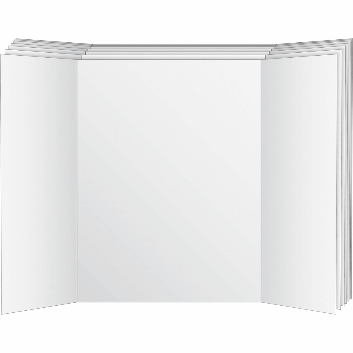 Geographics Royal Brites Project Board - 48" (4 ft) Width x 36" (3 ft) Height - White Surface - Rectangle - 6/Pack - 6 /