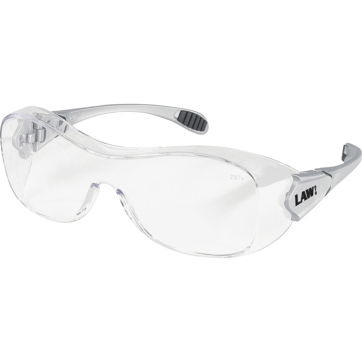Crews Anti-fog Safety Glasses - Ultraviolet Protection - Clear Lens - Steel Frame - 1 Each