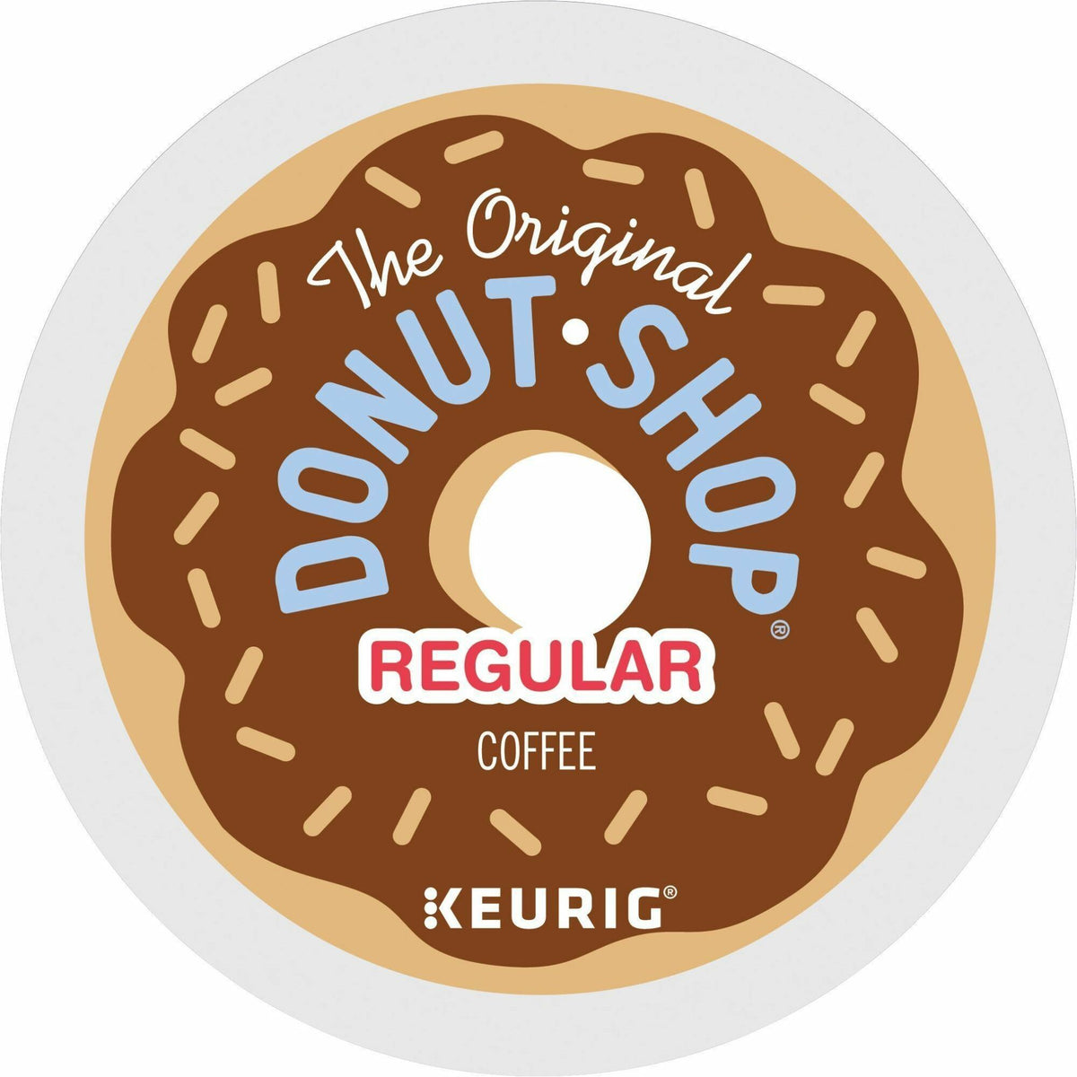 The Original Donut Shop® K-Cup Regular Coffee - Compatible with Keurig Brewer - Regular - Medium - 0.4 oz - K-Cup - Smok