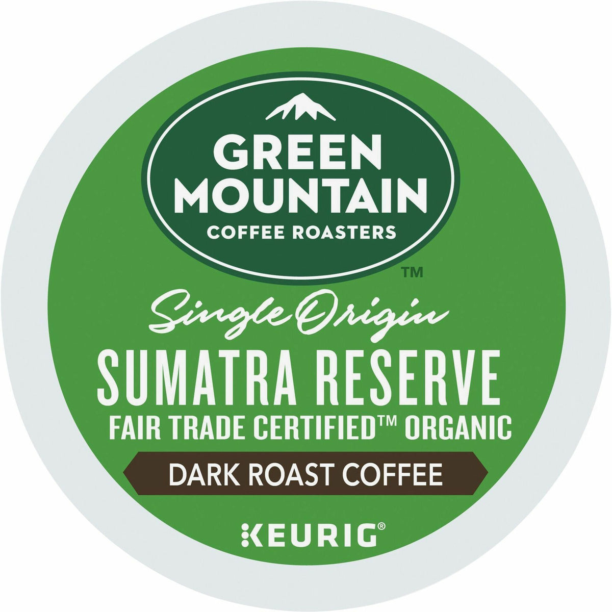Green Mountain Coffee Roasters® K-Cup Sumatra Reserve Coffee - Compatible with Keurig Brewer - Regular - Dark - K-Cup -