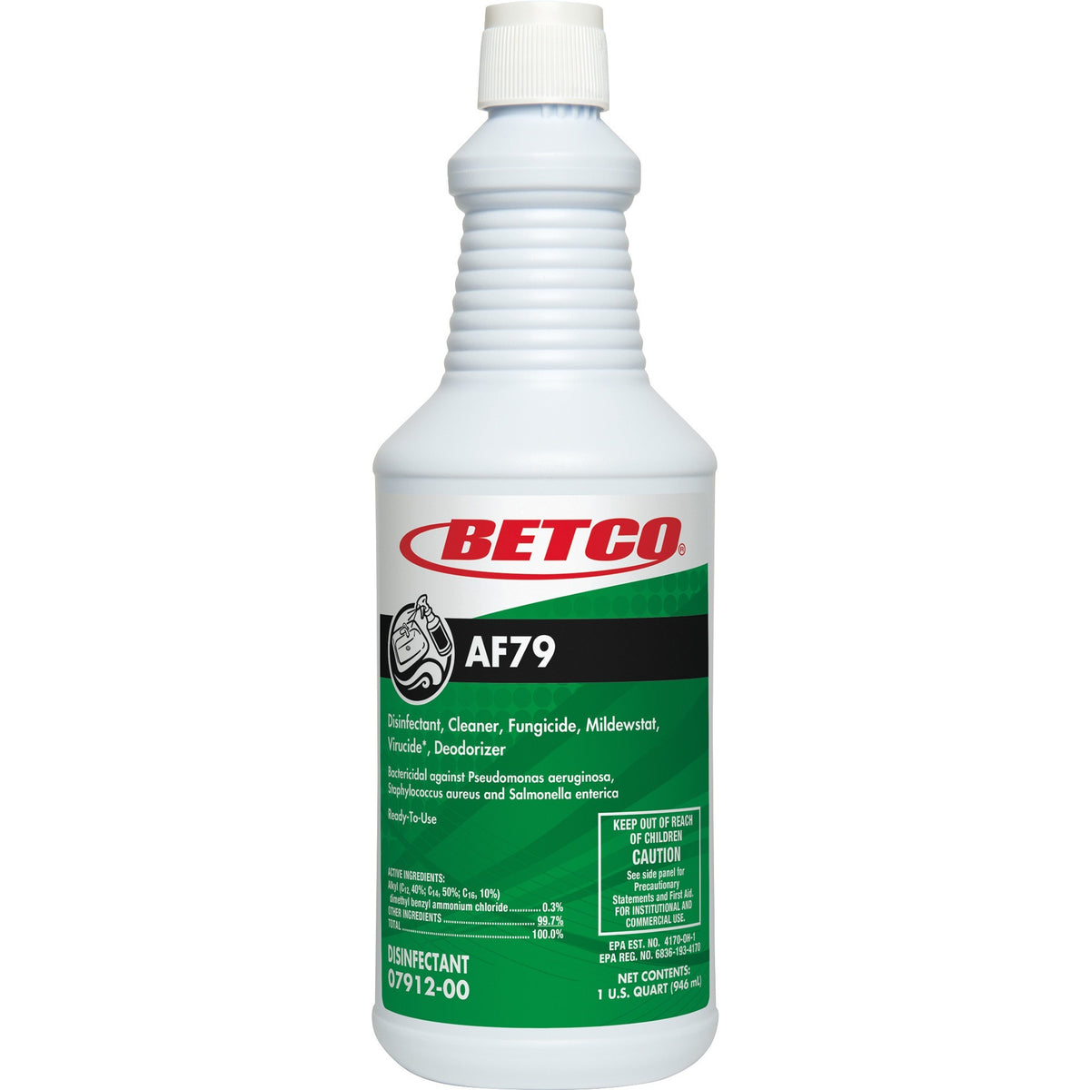 Betco AF79 Acid-Free Restroom Cleaner - For Restroom - Ready-To-Use - Spray - 32 fl oz (1 quart) - Citrus Bouquet Scent