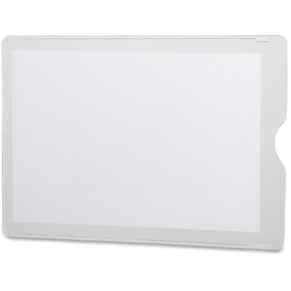 Oxford File Jacket - 6" x 4" - Vinyl - Clear - Durable, Water Proof, Heavy Duty - 50 / Carton