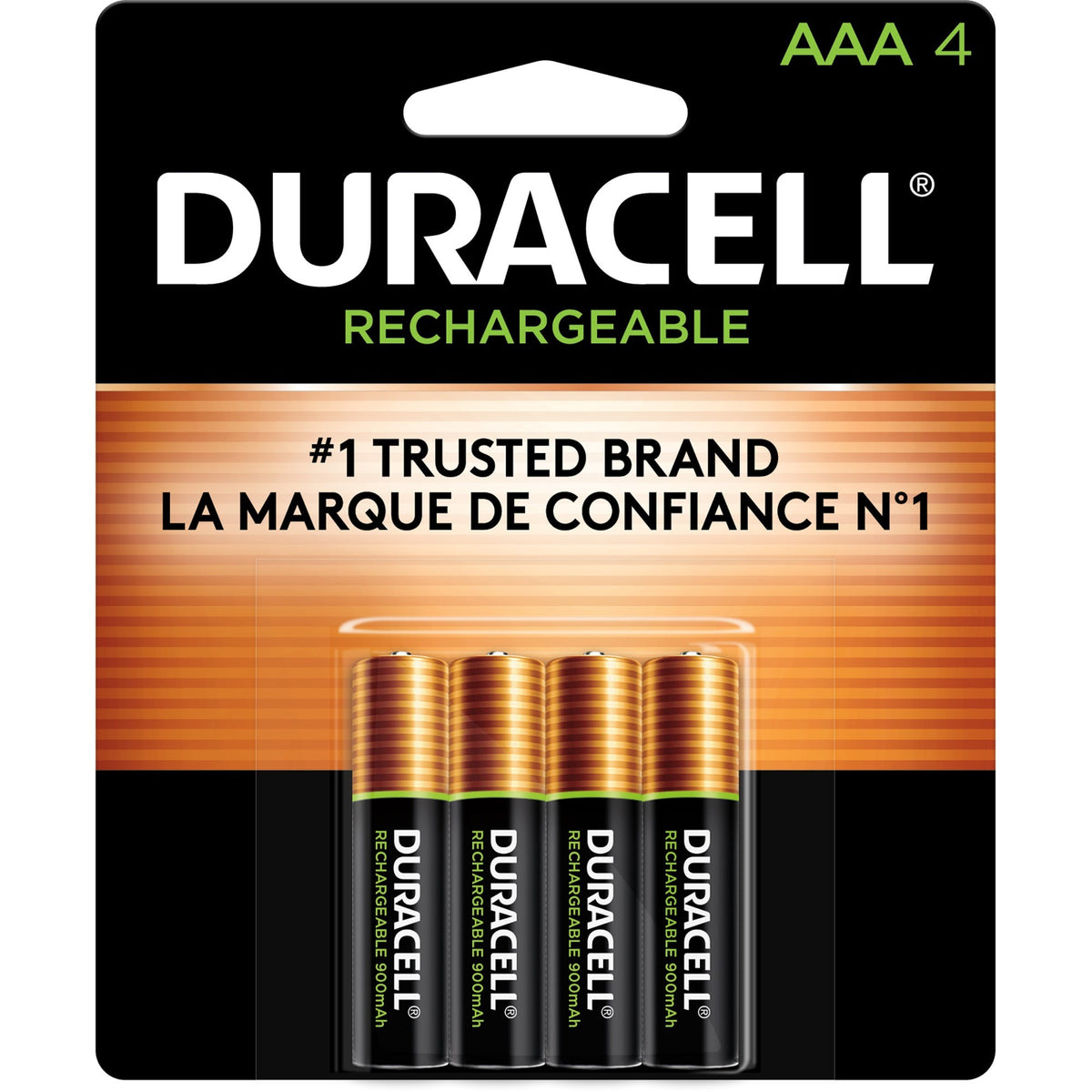 Duracell AAA Rechargeable Batteries - For Gaming Controller, Flashlight, Monitoring Device - Battery Rechargeable - AAA
