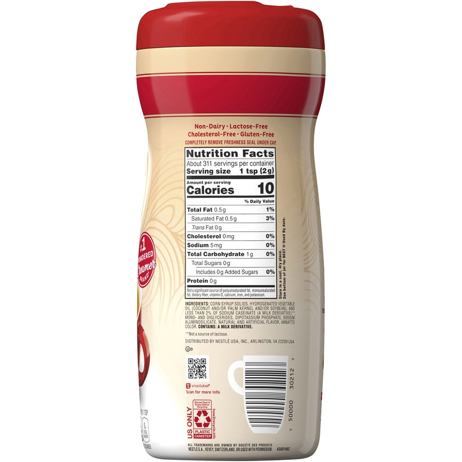 Coffee mate Original Powdered Creamer Canister - Gluten-Free - Original Flavor - 1.37 lb (22 oz) - 12 / Carton