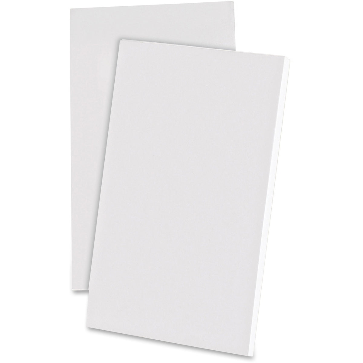 Ampad Recycled Glue Top Scratch Pad - 100 Sheets - Plain - Glued - Unruled Front Ruling - 15 lb Basis Weight - 3" x 5" S