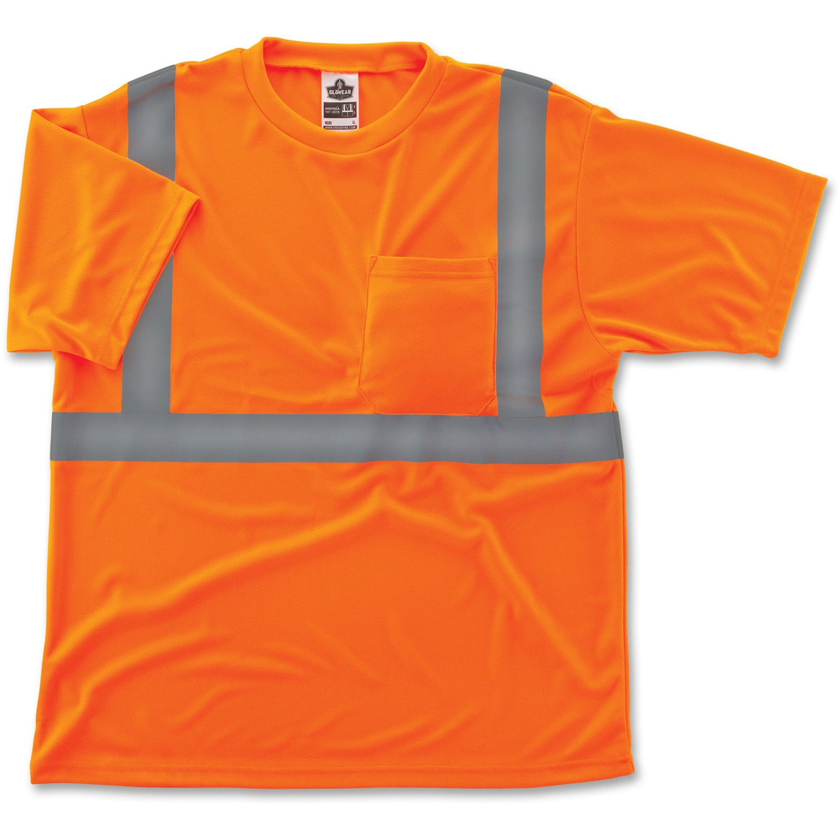 Ergodyne Class 2 Reflective Orange T-Shirt - Extra Large (XL) Size
