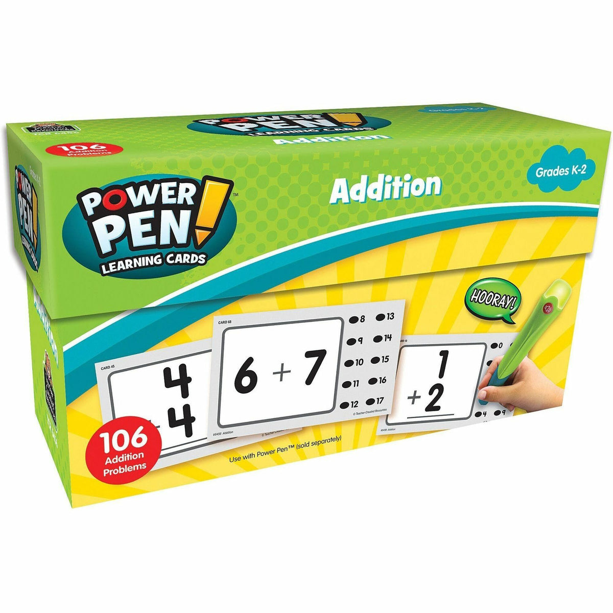 Teacher Created Resources Power Pen Addition Cards - Theme/Subject: Learning - Skill Learning: Addition - 53 Pieces - 1