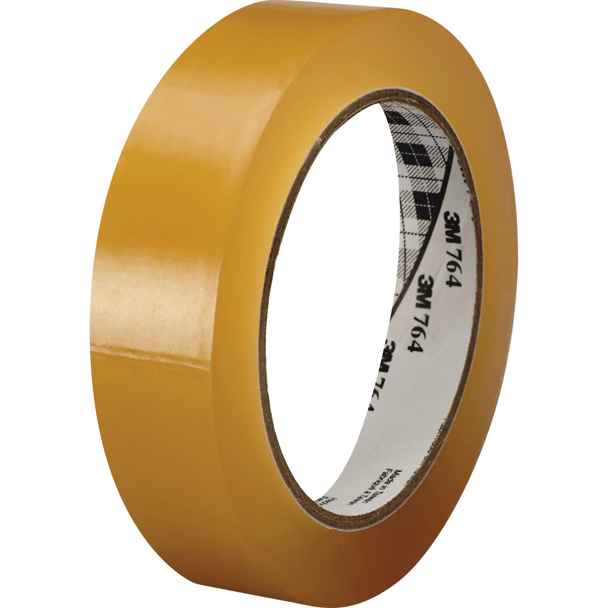3M General-Purpose Vinyl Tape 764 - 36 yd Length x 1" Width x 5 mil Thickness - Tan Tint - Rubber - 4 mil - Polyvinyl Ch