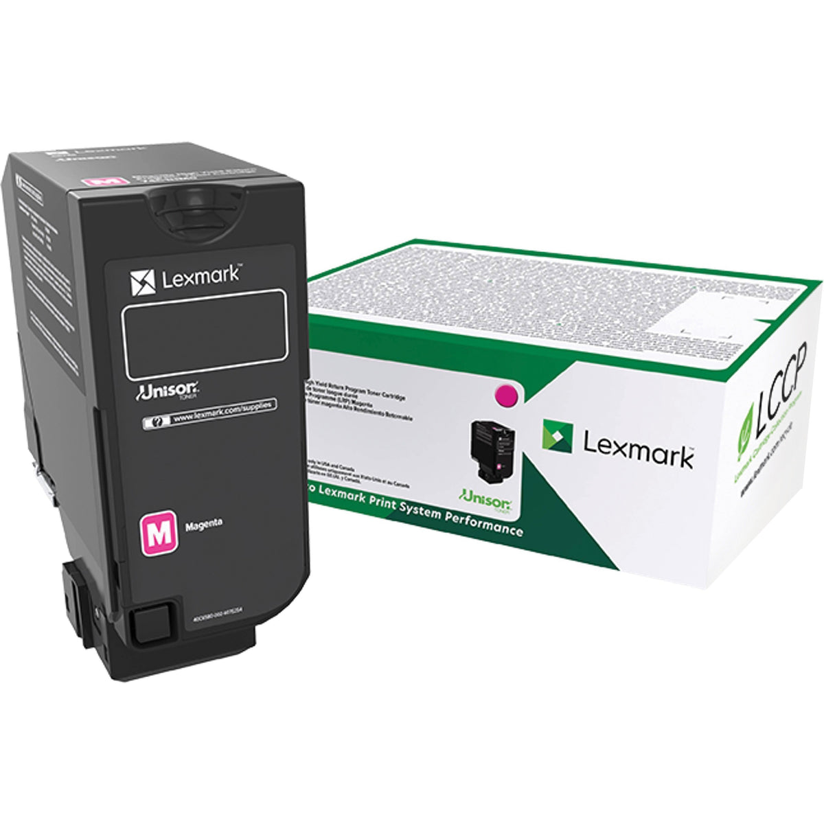 Lexmark Unison Original High Yield Laser Toner Cartridge - Magenta - 1 Each - 12000 Pages