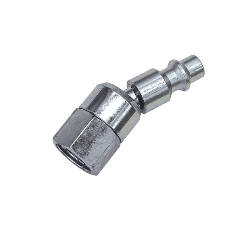Tru-Flate Steel I/M Milton Swivel Plug 1/4 in. Female X 1/4 in. 1 pc