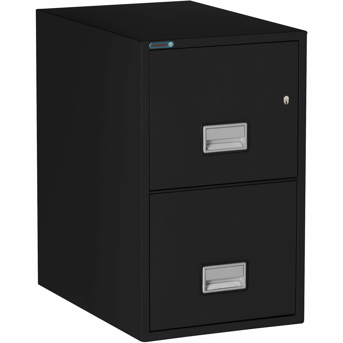 Phoenix World Class Vertical File - 2-Drawer - 16.9" Width x 25" Depth x 28" Height - 2 x Drawer(s) for File - Letter -