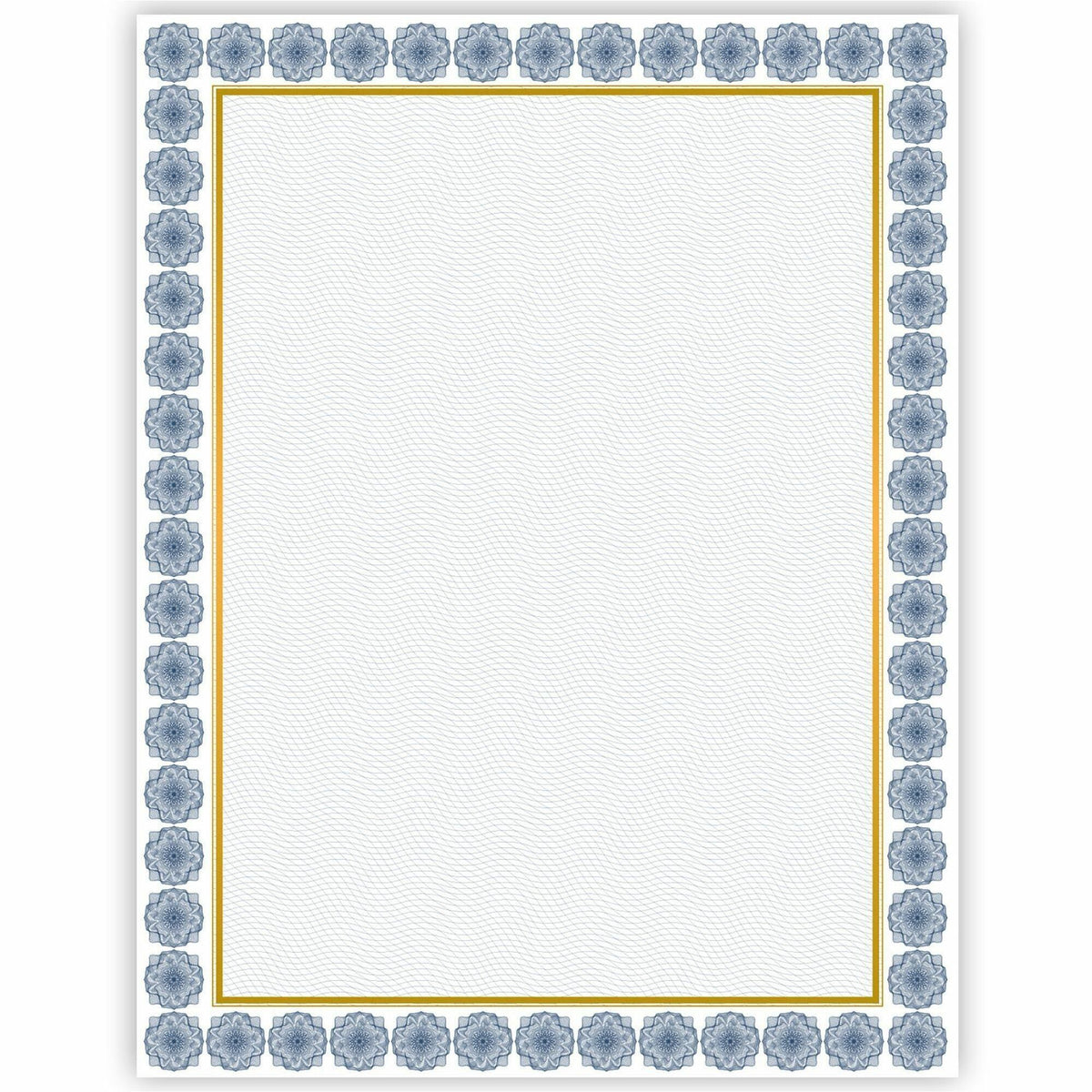 Geographics Award Certificates Burgundy Gold Foil - 24 lb Basis Weight - 8.5" Width x 11" Length - Inkjet Compatible - 1
