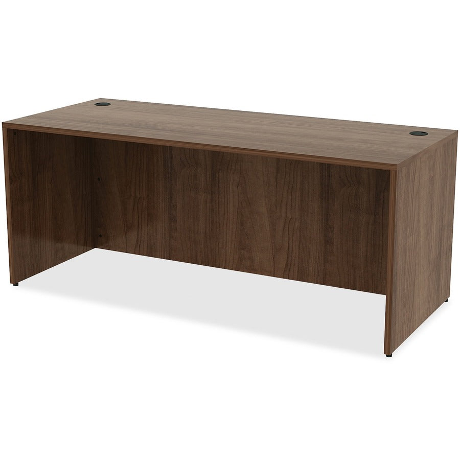 Lorell Essentials Series Rectangular Desk Shell - 29.5" Height x 70.9" Width x 29.5" Depth Desk - Material: Metal - Fini