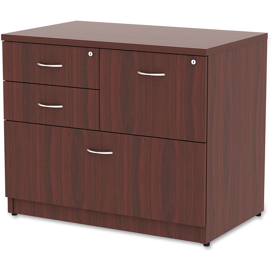 Lorell Essentials Series Box/Box/File Lateral File - 1" Thickness Side Panel, 29.5" Height x 35.5" Width x 22" Depth Lat