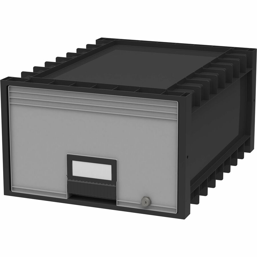 Storex Storage Case - External Dimensions: 18.3" Length x 11.5" Width x 24.4" Height - Media Size Supported: Legal - Hea