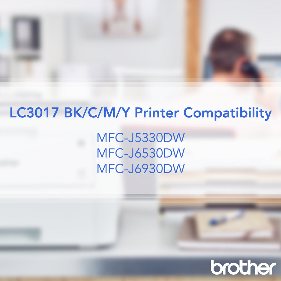 Brother Innobella LC3017Y Original High Yield Inkjet Ink Cartridge - Yellow - 1 Each - 550 Pages