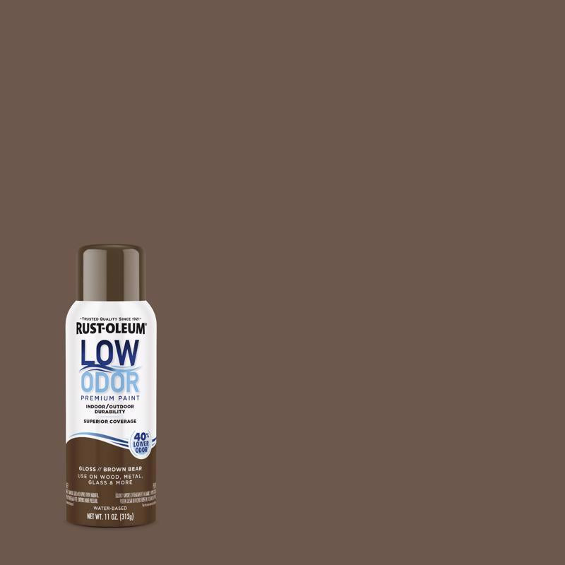 Rust-Oleum Low Odor Gloss Brown Bear Spray Paint 11 oz