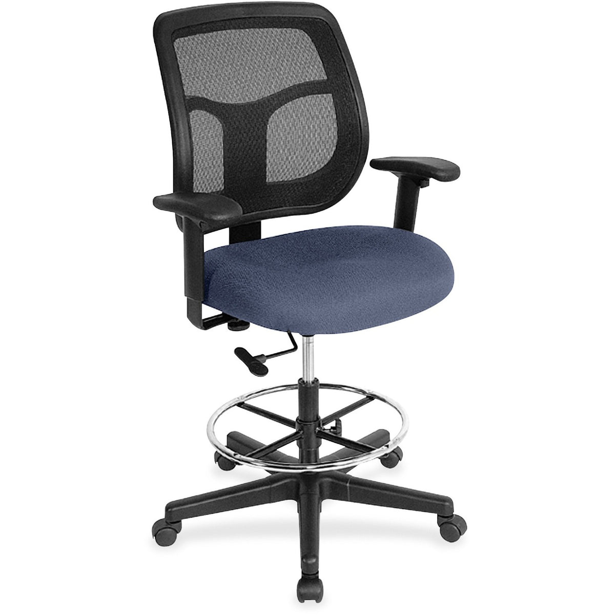 Eurotech Utility Stool - Dillon Ocean - Vinyl - 1 Each