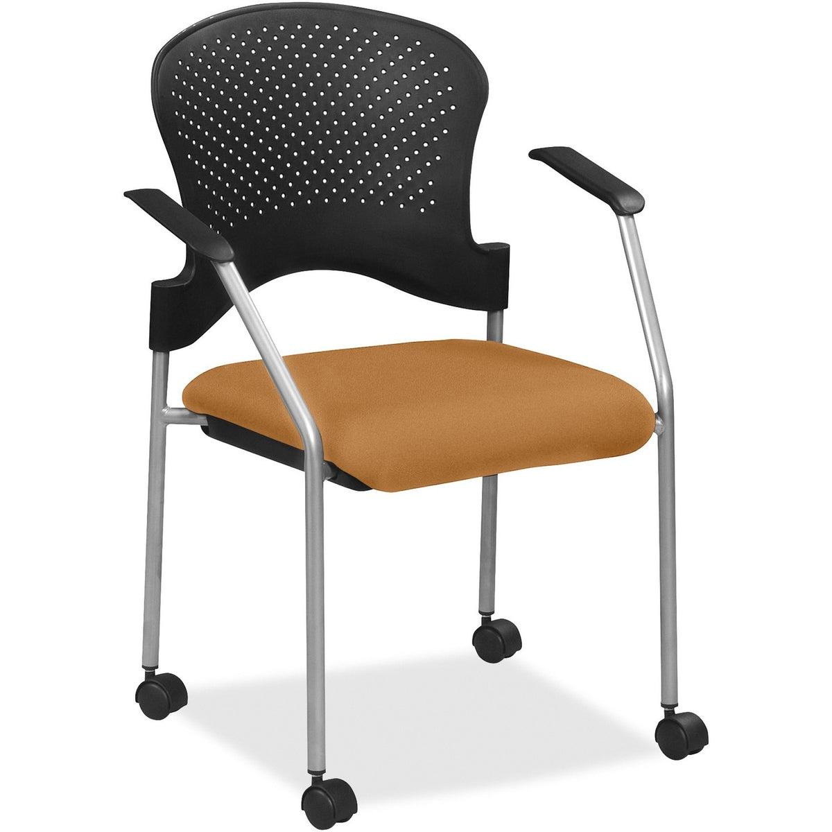 Eurotech Breeze Chair with Casters - Fiesta Seat Color - Vinyl Seat Material - Plastic Back Material - Gray Frame Color