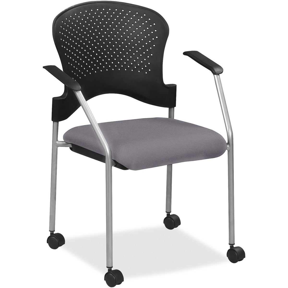 Eurotech Breeze Chair with Casters - Carbon Seat Color - Fabric, Vinyl Seat Material - Carbon Back Color - Plastic Back
