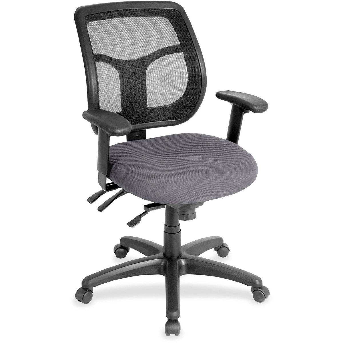 Eurotech Task Chair - Carbon Seat Color - Fabric, Vinyl Seat Material - Canyon Carbon - 1 Each