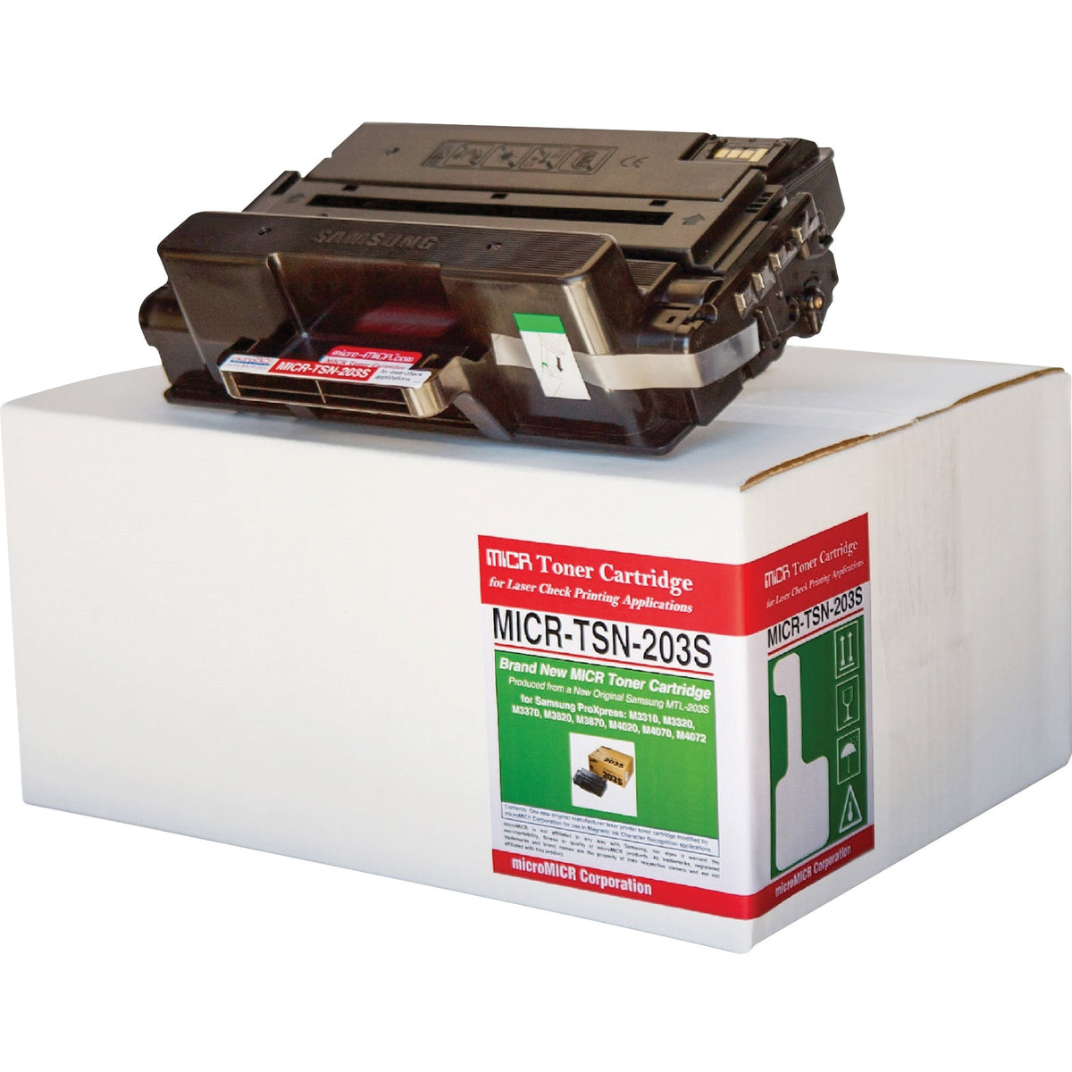 microMICR Standard Yield Laser Toner Cartridge MTL203S - Black - 1 Each - 3000 Pages