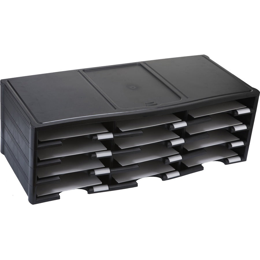 Storex 12-compartment Organizer - 6000 x Sheet - 12 Compartment(s) - Compartment Size : 9.50" x 12" - 1 Each