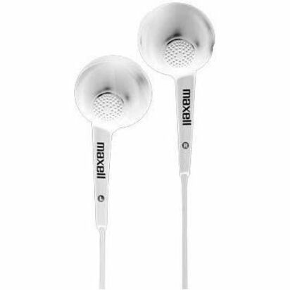 Maxell Jelleez JELM-WH Earset - Earbud - 4 ft Cable - White