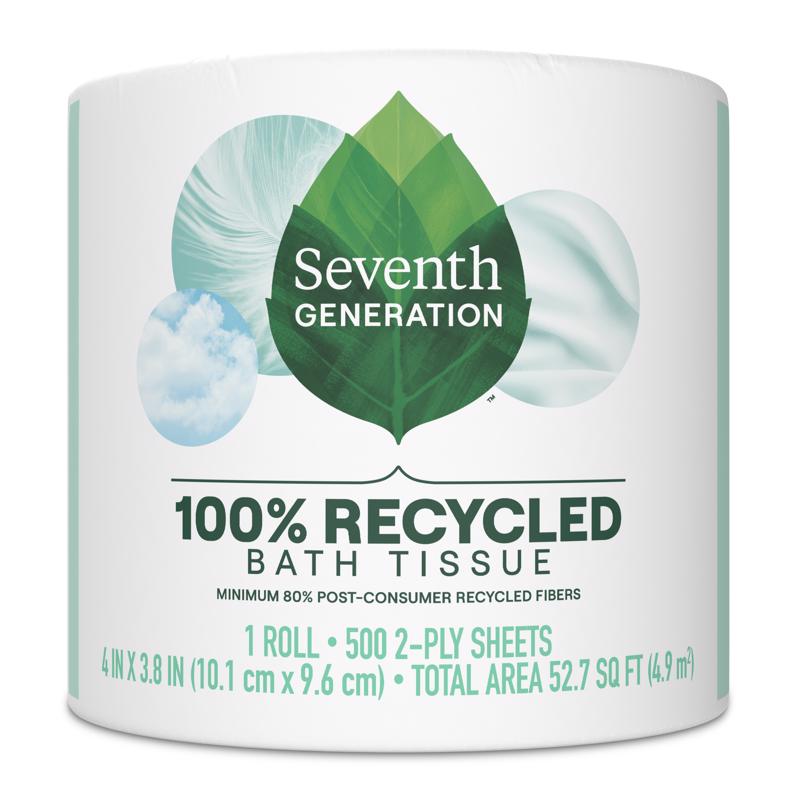 Seventh Generation Toilet Paper 1 Rolls 500 sheet