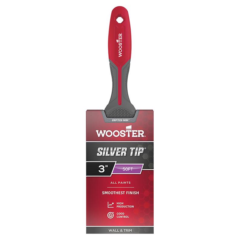 Wooster Silvertip 3 in. Soft Flat Wall Brush