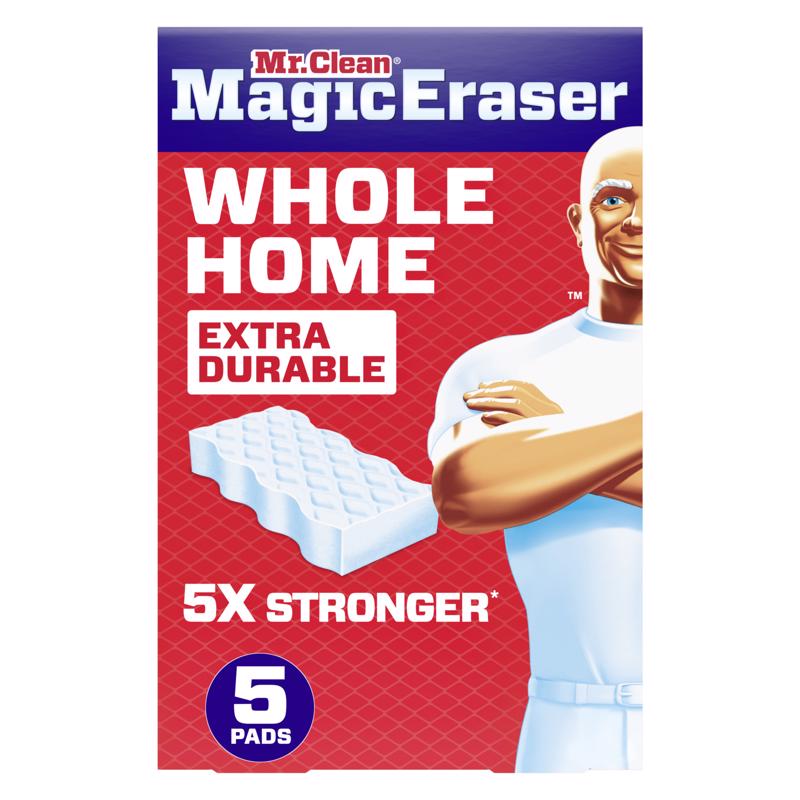 Mr. Clean Whole Home Non-Scratch Magic Eraser For All Purpose 5 pk