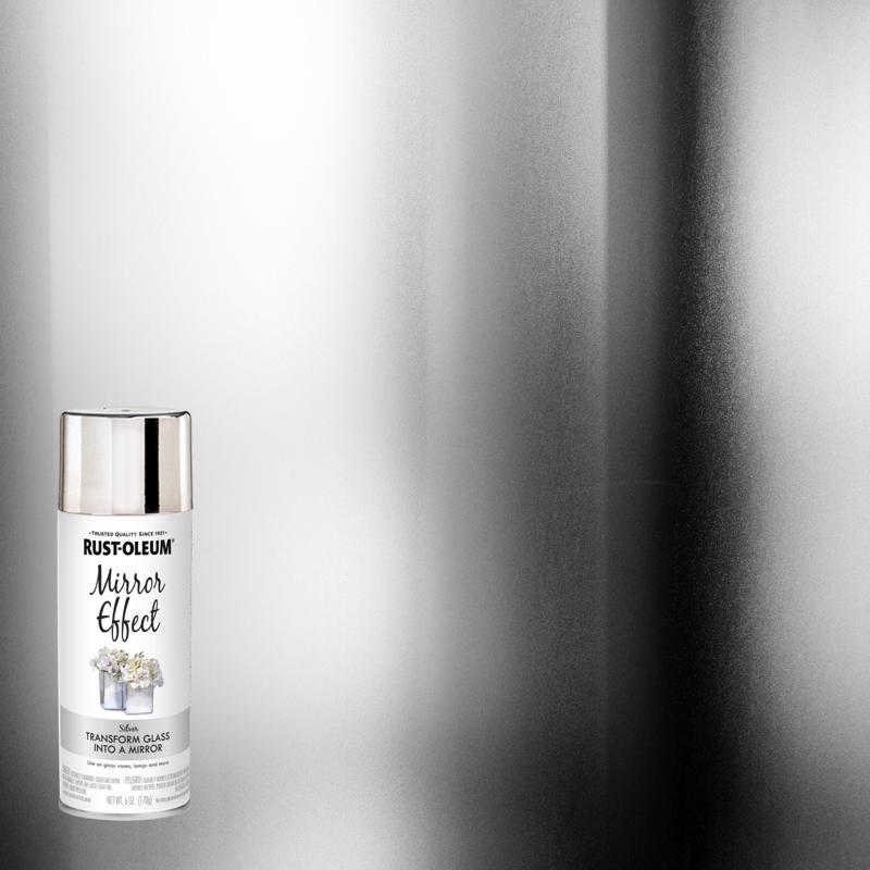Rust-Oleum Mirror Effect Silver Spray Paint 6 oz