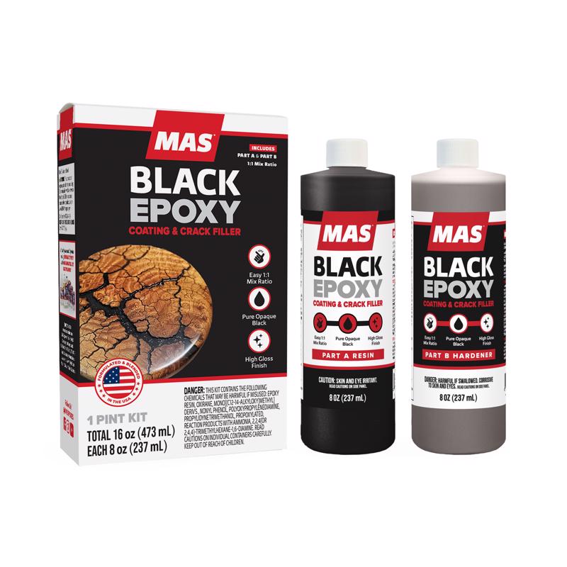 MAS Black Epoxy 16 oz